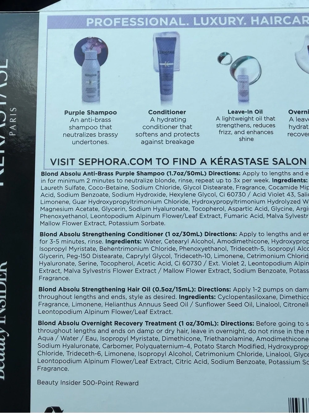 Kérastase Blond Absolu Collection — Purple & Blue